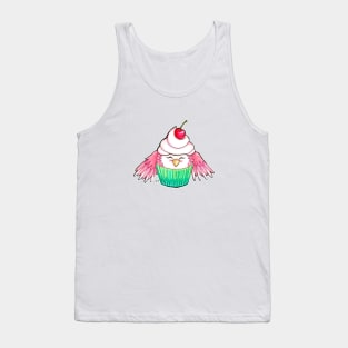 Cupcake Fuzzy Tank Top